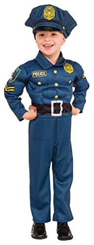 Rubies - Traje de polícia para criança, tamanho 3-4 anos (loiro 510332-S)