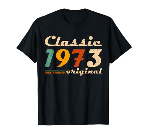 Classic 1973 Original Men Women Birth of Birthday Vintage T-Shirt