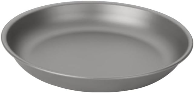 Pure Titanium Plate Household Outdoor Camping Tableware Vegetable And Fruit Salad Plate(Large)