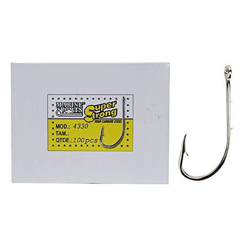 Anzol Marine Sports Super Strong 4330-8/0 Caixa 100un