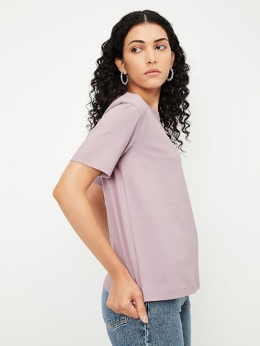 Image of Max Plus Size Women Solid T-Shirt