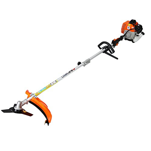4 In 1 52Cc Multi-Functional Trimming Tool 2-Cycle Garden Tool System With Hedge Trimmer, String Trimmer, Gas Pole Saw, Brush Cutter, Cordless Lawn System With Extension Pole #TOP4