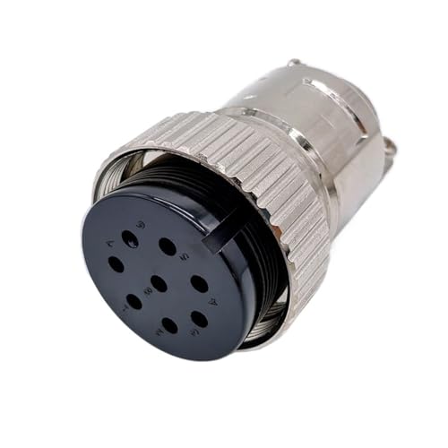 Prise aviation mâle NCS-508-R 8 broches pour réparer une fiche carrée NCS 508 P 50A