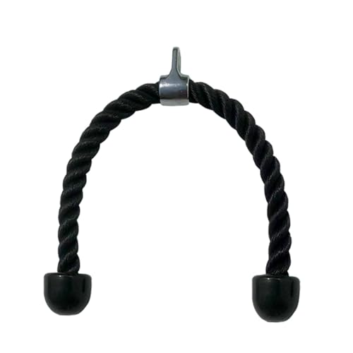 LAPONO Nylon Antidérapant Corde à Triceps pour, Musculation Câble Traction Rope Gym Aptitude,Raffermir Corde Abaisser Attachement avec poignée...