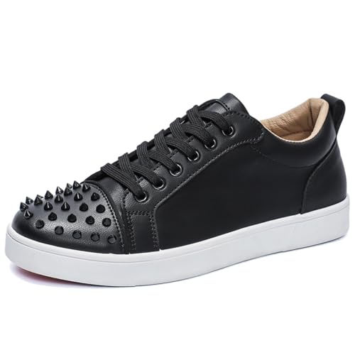 Men's Spiked - Toe Casual Sneakers, Fashionable Street - Style Shoes - Ideal for Urban Walks, Trendy Outfits & Daily Wear