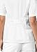 Adar Uniforms Universal Scrubs for Women - Lapel Collar Buttoned Scrub Top 2629 White L
