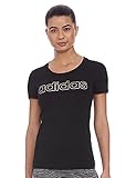 Producto con ajuste regular adidas Essentials tee W Camiseta de Manga Corta, Mujer, Negro (Black/Copper Met), 2XS