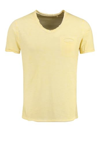 KEY LARGO Męski t-shirt Mt Soda, Pastel Yellow (1418), M