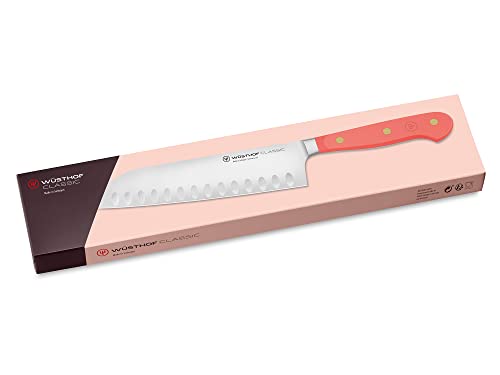 Wüsthof Classic Coral Peach 7" Santoku Knife #TOP6