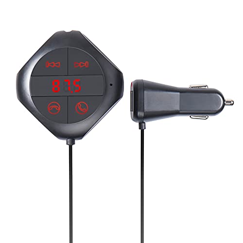 YONGYAO Lecteur de Voiture MP3 Bluetooth Mains Libres Double USB Bluetooth Chargeur de Voiture émetteur FM
