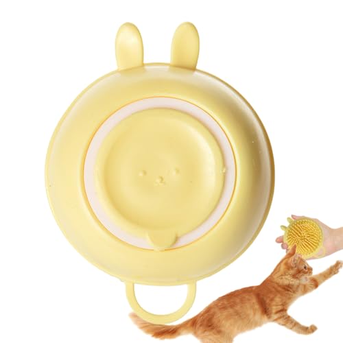 Cepillo De Baño Para Perros - Peine De Silicona En Forma De Conejito Para Cachorros,Cepillo Frotador Para Perros | Para Masaje Lavado Aplicación De Champú Cuidado Del Pelaje Mascotas Gatos Y
