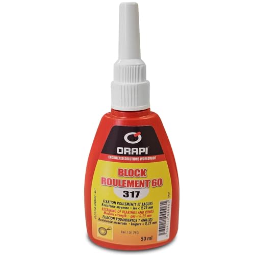 Scelle Roulements Bagues - Colle Résistance Moyenne - Fixation et étanchéité