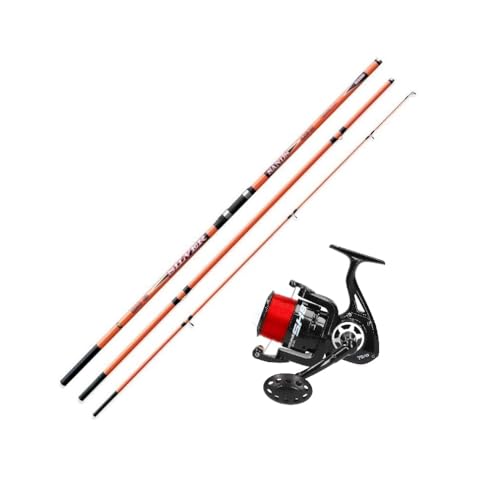 Brandungscombo 4,20m / bis 200g + Weitwurfrolle + Schnur Surfcombo Set