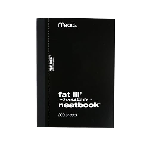 Mead MEA57190 Neatbook carnet de notes robuste à couverture rigide