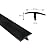 20 Foot 11/16" Smooth Black T-Molding Arcade Mame