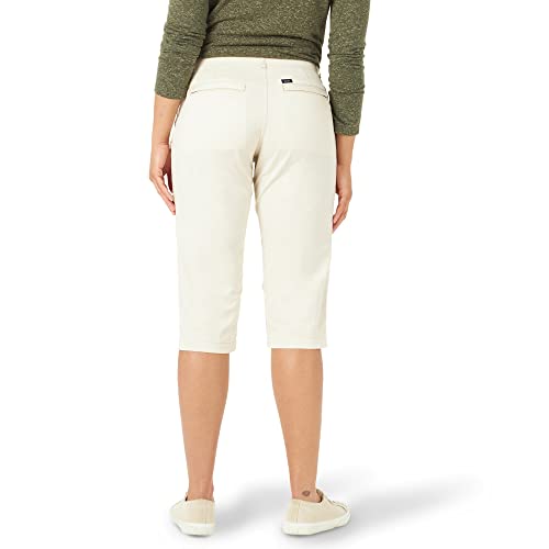 Lee Womens Petite Flex-To-Go Utility Capri Pants, Rainy Day, 4 Petite Us #TOP1