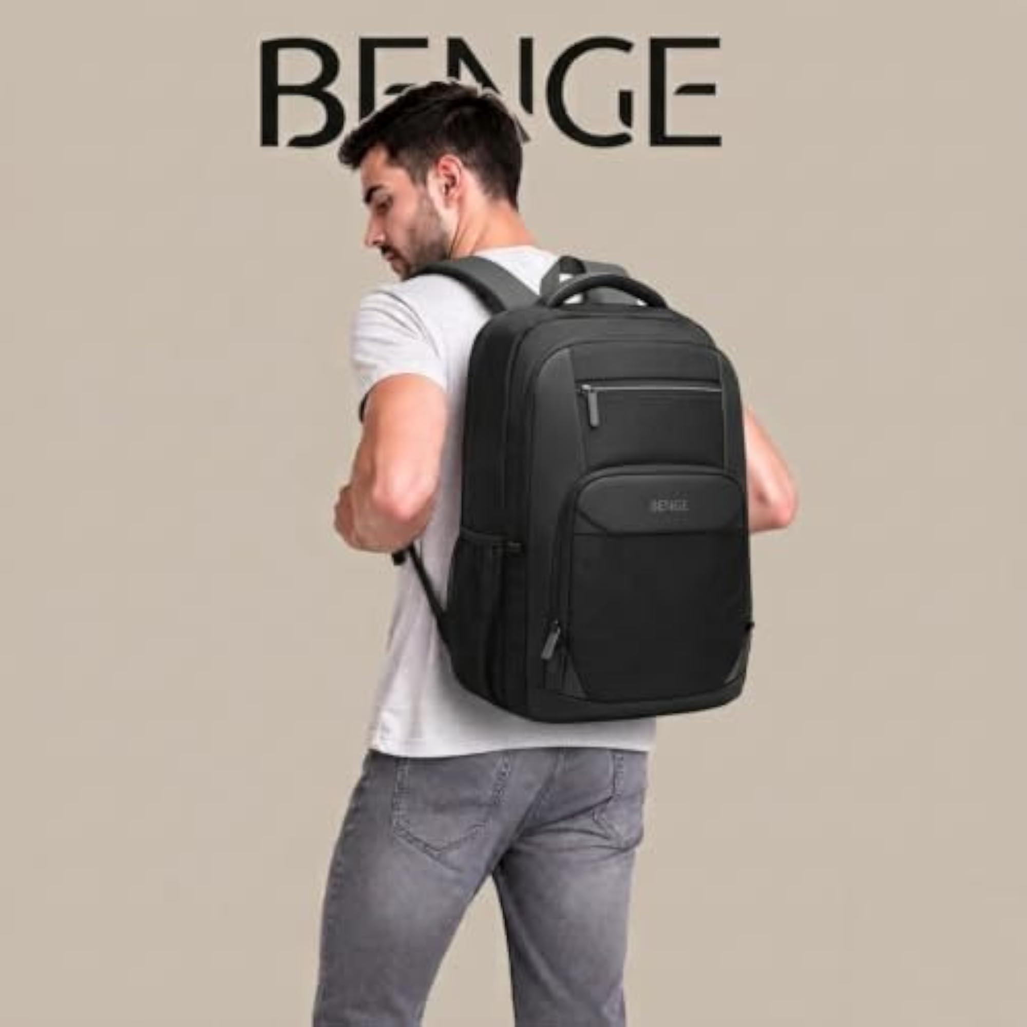 28L Water Resistant Laptop Backpack for Men & Women