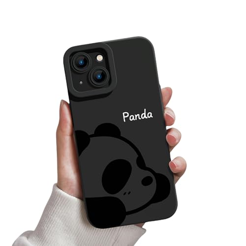 Coques de téléphone assorties pour couples au café ou en voyage motif panda mignon