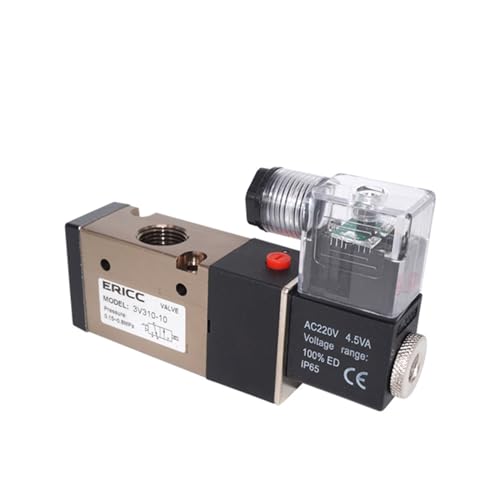 Vanne d'inversion électromagnétique 3V310-10 NC robuste avec raccords rapides 8mm