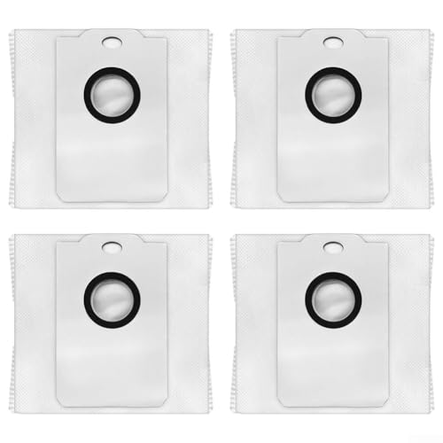 Feegow Bolsas de polvo de repuesto para aspiradora robot compatibles con MYBOT para X7 PRO diseño de gran capacidad para un uso prolongado y un proceso de reemplazo fácil (paquete de 4)