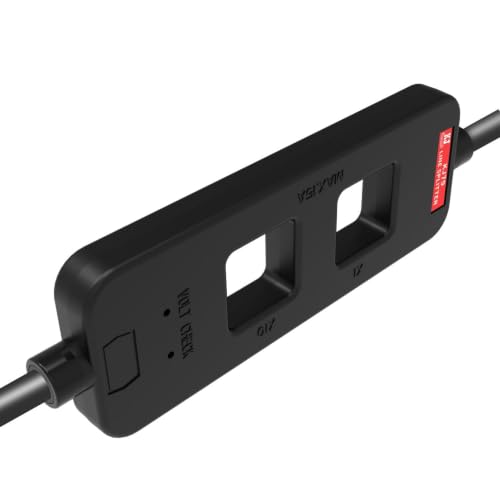 Image of 2Pcs KJ79D AC Line Splitter, Line Splitter for Clamp Meter, 10x Measurement, 15A Max Current, for US Outlets(Black) (KJ79D Black 1pcs)