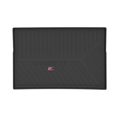 Image of GFX Trunk Boot Dicky Mat Rear Mats (After-Market) Compatible with Citroen C3 (2022) Onwards Black
