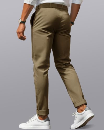 Image of Noble Monk Men's Formal Trousers | Regular Fit Stylish Pants for Men | Comfortable Solid Trousers | Classic Formal Wear for Men | Smart and Versatile Everyday Wear