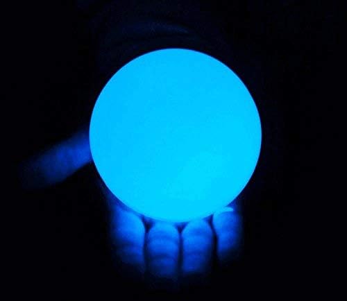 DSJUGGLING Clear UV Acrylic Contact Juggling Ball - 4" - 100mm