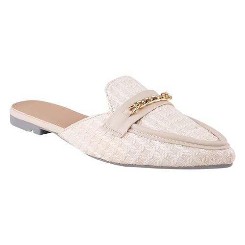 Image of SilverArrow Womens Bunzu Mules | Casul Shoes | Flat Mules Sandals Open Back | Suitable for Casual Outfit