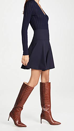 Susana Monaco Women's Supplex High Waist Flare 18" Skirt4