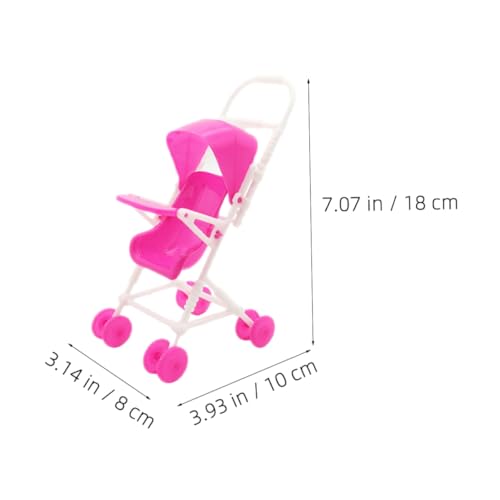 ibasenice 3 Stück Puppenwagen Modell aus Realistisches für Puppenhäuser Leicht und Kompakt Fördert Kreatives Langlebig und Stabil – Bild 6