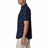 Columbia Men's Rapid Rivers Printed Short Sleeve Shirt, Collegiate Navy Explorer, Small #4