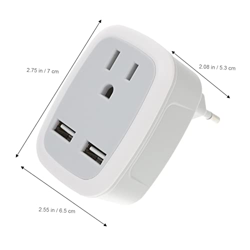 Generic 4 Pcs Adaptadores Europa Para Viagens Plugue De Viagem Europeu Adaptador De Viagem Europa Ad