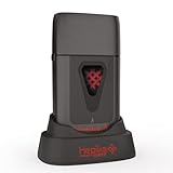 Kiepe Hepike Shaver Series – Profi-Folienrasierer mit Gold-Titanfolie, UV-Desinfektion, 2000-mAh-Akku, High-Torque-Motor und robuster Metallkonstruktion - USB-C-Ladegerät (Rot)
