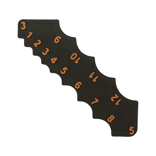 Calibre Cóncavo De Medición - Medidor De Radios Y Filetes | Herramienta Ligera Multifuncional Para Taller Trabajo Exterior Y Uso Doméstico