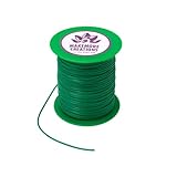 Makemore Creations Twist Tie Wire for Plants, Stem Support - 50M Green | Soft and Flexible Wire for Cable Management, Bag Sealing & Multipurpose Use