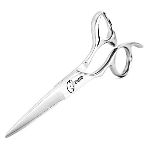 Hair Scissors left hand 5.5 Inch Hair Shears Left Hand Hair Cutting Scissors Lefty Barber Shears Left Handed KINSARO Cover