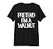 Pretend I'm A Walnut Costume Family Lazy Easy Halloween Premium Tri-blend T-Shirt