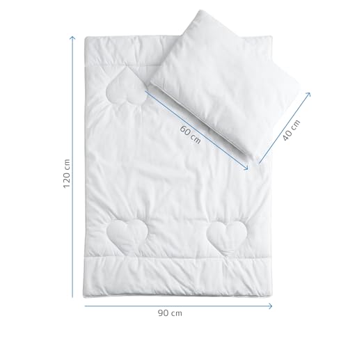 Baby Comfort Toddler First Pillow and Duvet Set 120x90 cm for Cot Bed (12M+) - Image 3