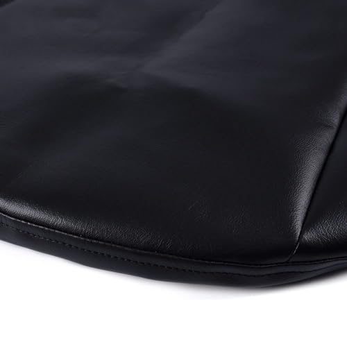 CNNELL Seat Cover Leather Standard Compatible with 2008+ Polaris RZR 570 800 900 Black