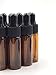 YYNGJCK 15Packs 5ml Tiny Amber Glass Mini Dropper Bottles for Essential Oils, Cosmetics, and Liquid Small Empty Travel Sample Vials with Dropper and Black Caps