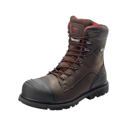 Avenger Work Boots Hammer A7577 Men's Carbon Toe EH PR Waterproof Insulated Work Boots, 12 W