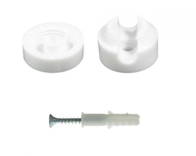 Universal Wall Mount Cable Clips for Textile Cables, 2x0.75 & 3x0.75 - White by Creative Cables