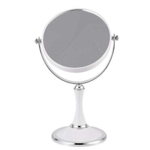 Espejo de Maquillaje Portátil Doble Cara Baluue Blanco miniatura 1