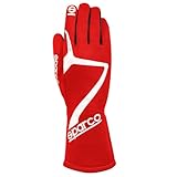 Sparco(スパルコ) FIA 8856-2018-DC.409.24-G 認証 レーシンググローブ LAND (ランド) Red (レッド) サイズ8 品番:00136608RS