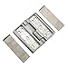 Zinc Alloy Hinges, Stainless Steel Cover Plates Industrial Electrical Control Cabinet Hinges Heavy-Duty Door Hinges 1Pcs(Small)