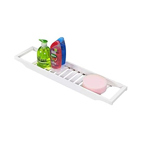 Greenfields Bamboo Bath Caddy Shelf Tray Cover