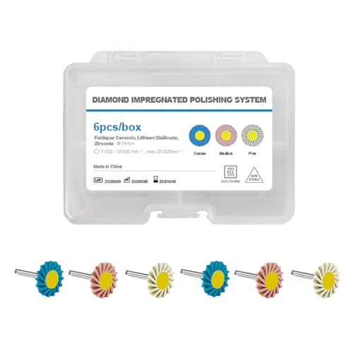 Rwbatt RP-06 Dental Composite Polishing Wheels, Dental Polishing Discs Dimond Impregnated Polishing System cover