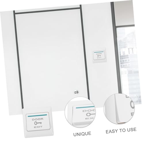 OSALADI Botão De Liberação Para Montagem Em Parede Botão De Liberação Da Porta Pressione Para Sair D