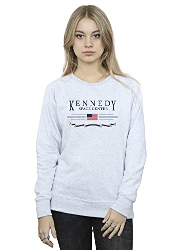 Absolute Cult NASA Women's Kennedy Space Centre Explore Sweatshirt Sport Grey Medium